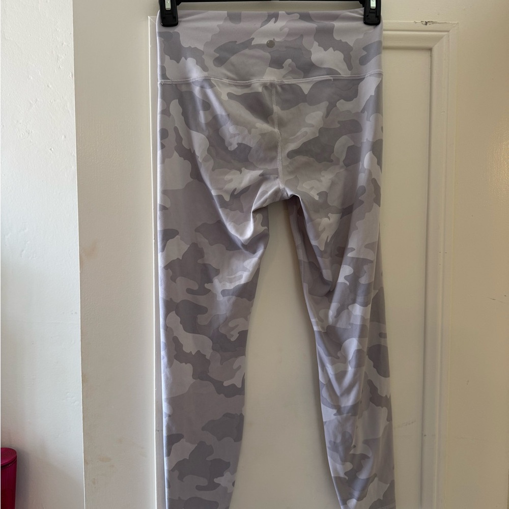 Yogalicious Light Gray & White Camo Leggings - Picture 2 of 3